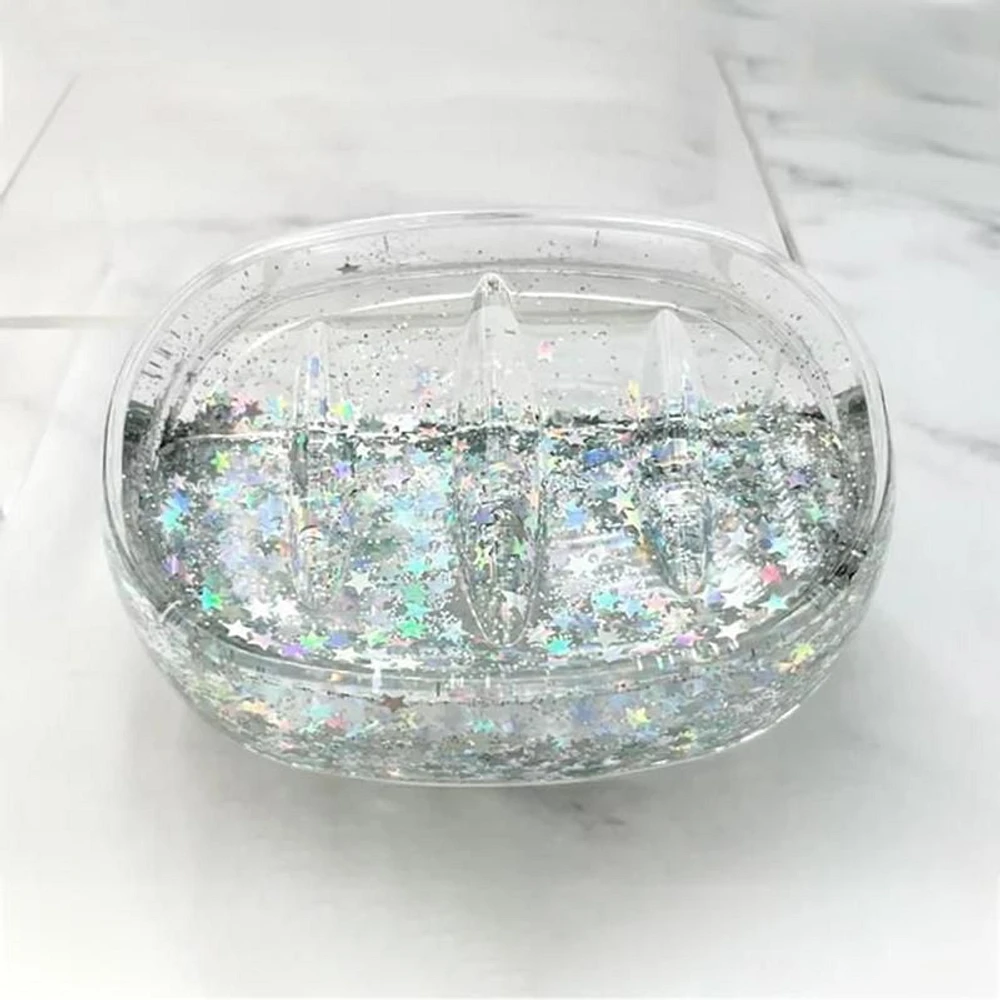 Mainstays Soap Dish, 1 sparkling floating soap dish