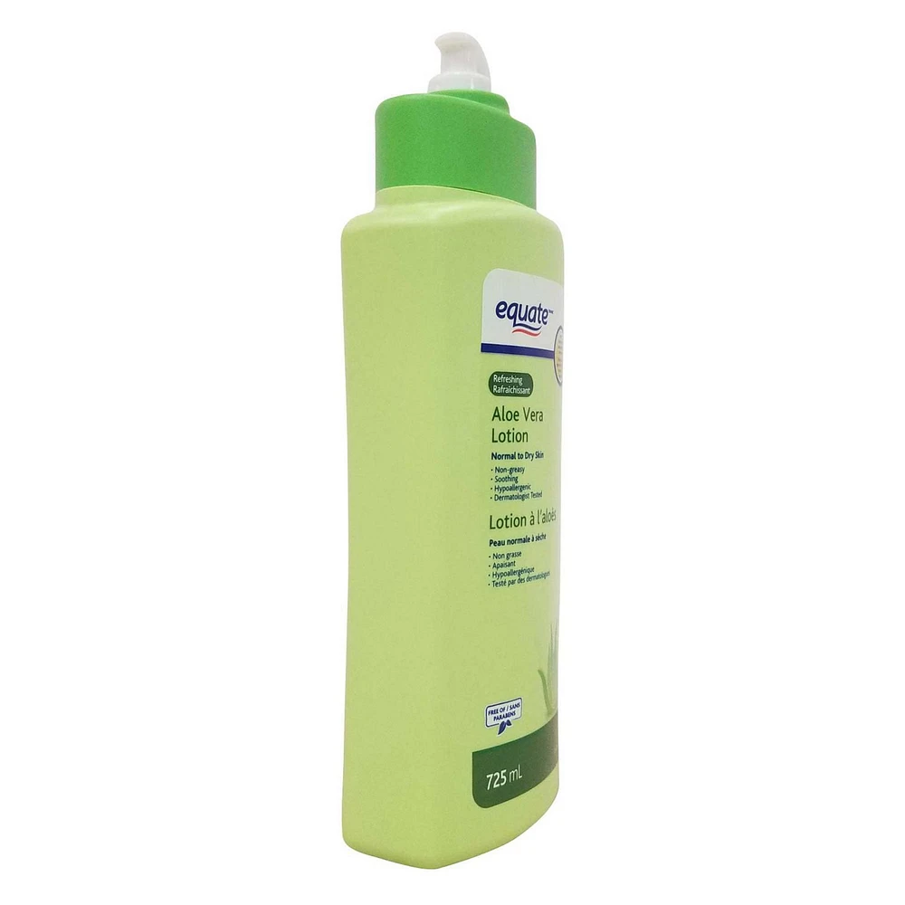 Equate Hydrating Refreshing Aloe Body Lotion, 725 mL