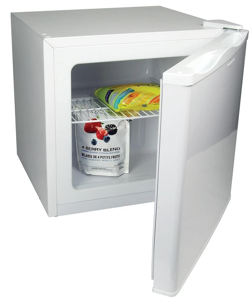 Koolatron 1.2 Cu Ft Upright Cube Freezer, 34L, Adjustable Thermostat for Efficient Freezing in Small Spaces