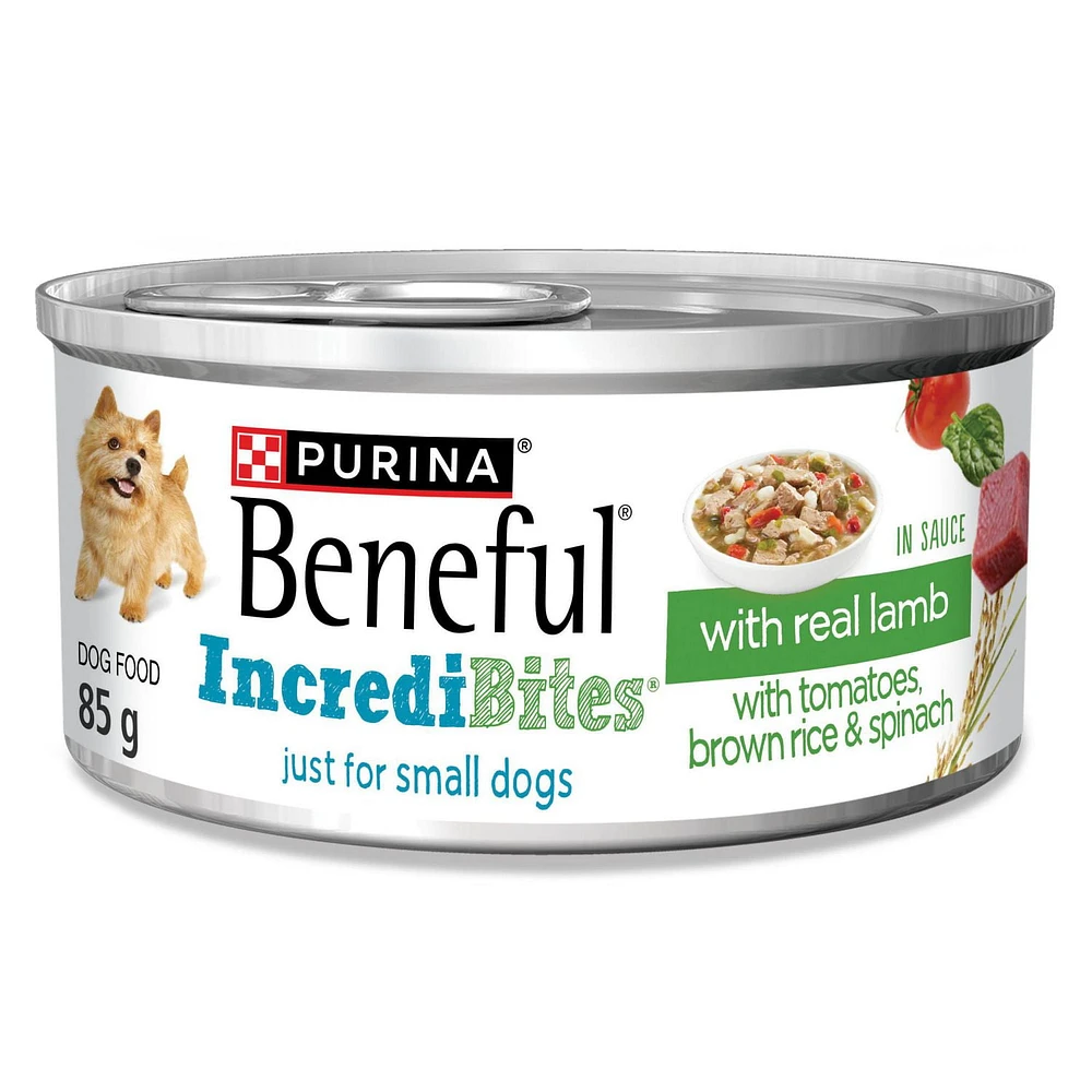 Beneful IncrediBites with Real Lamb in Sauce, Wet Dog Food 85 g, 85 g