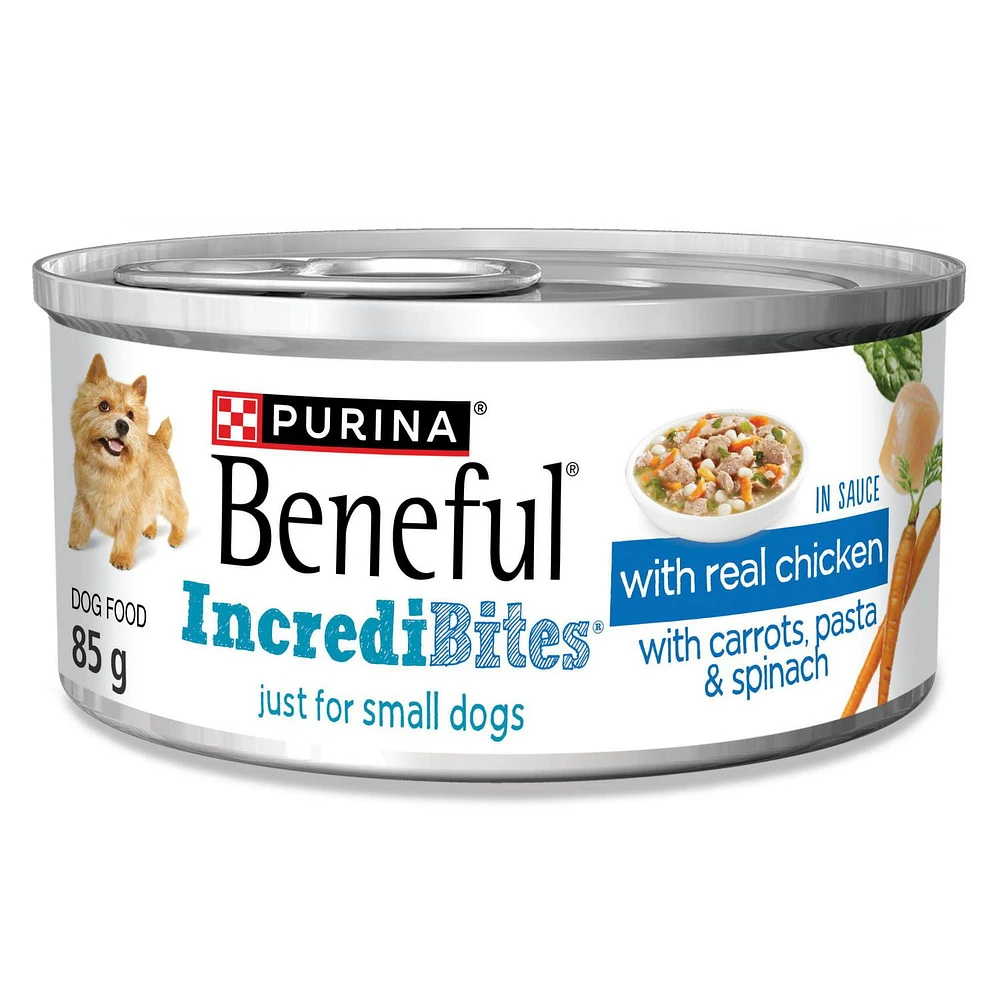 Beneful IncrediBites in Sauce with Real Chicken, Wet Dog Food 85 g, 85 g