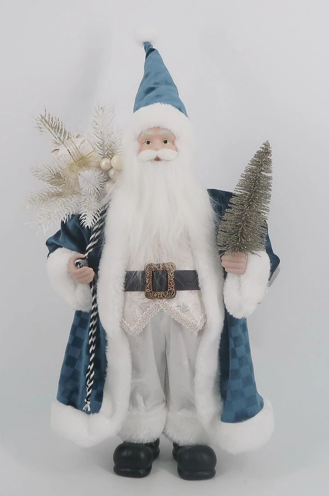 18IN STANDING SANTA - BLUE