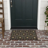 Mainstays Mosaic Grain Polyester Doormat, 18" x 30", Doormat, 18" x 30"