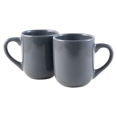 Mainstays glaçure grès gris tasse 12 oz Glaçage couleur avec grès