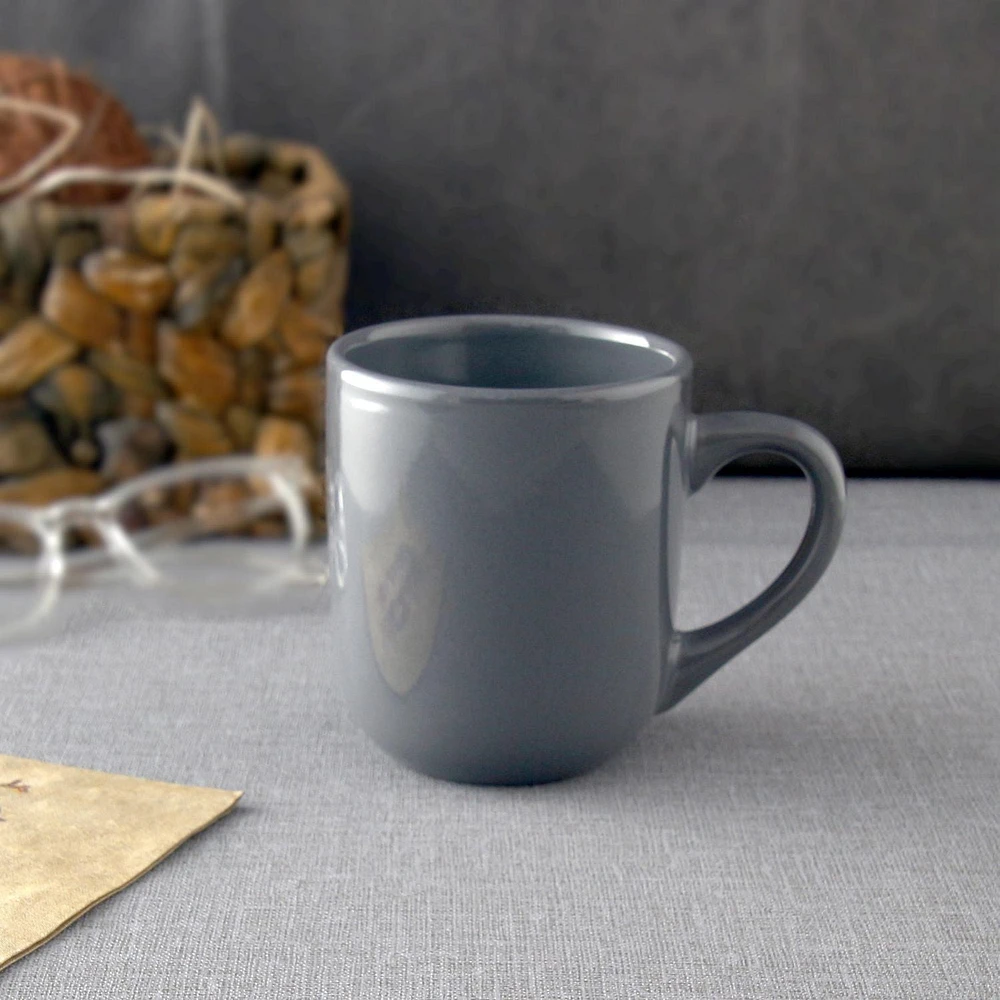 Mainstays glaçure grès gris tasse 12 oz Glaçage couleur avec grès