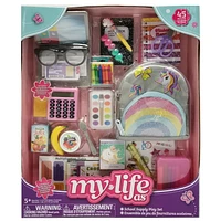 My Life As School Supply Play Set for 18 inch Dolls, School supplies for dolls