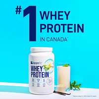 LEANFIT WHEY PROTEIN™ Vanilla 832g - 100% Whey Protein Powder, 25g Protein Per Serving, Grass-Fed, Gluten-Free, BCAAs, Complete Amino Acid Profile, Size: 832g Tub (26 Servings)