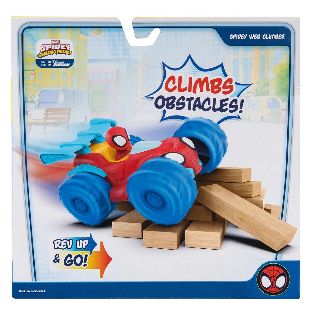 MARVEL Spidey & His Amazing Friends - Spidey Web Climber, Preschool Toy: Go Webs Go! Action-packed motor vehicle