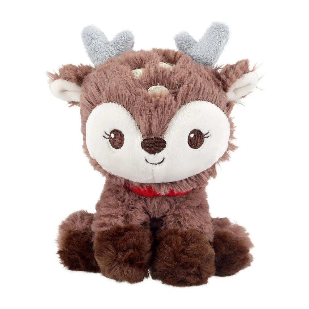 Holiday Time Christmas Baby Plush Toy, Fawn