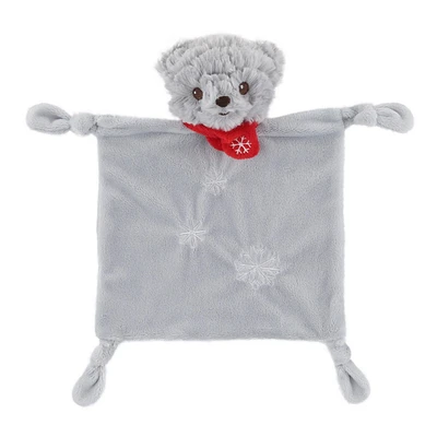 Holiday Time Christmas Baby Blanket, Grey Bear