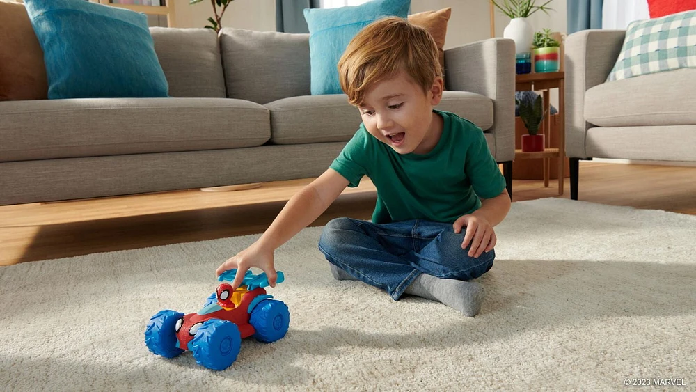 MARVEL Spidey & His Amazing Friends - Spidey Web Climber, Preschool Toy: Go Webs Go! Action-packed motor vehicle