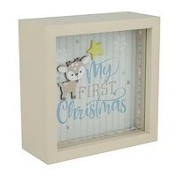 Holiday Time Baby Wood Light Up Decor, Fawn