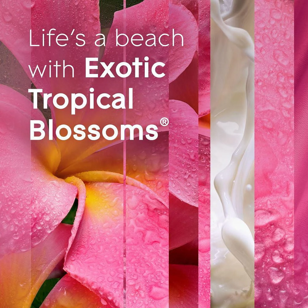 Glade® Chandelle parfumée, Fleurs tropicales exotiques Chandelle à trois mèches