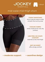 Tummy Smoothing Mid-Waist Mid-Thigh Short, Short