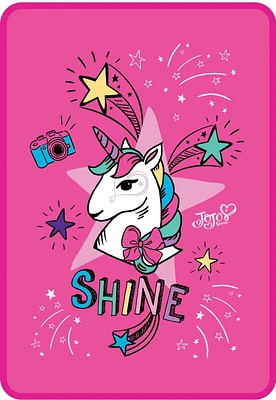 Jojo Siwa Sparkle Shine Plush Blanket