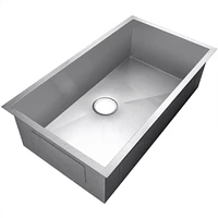 American Imaginations 27-in. W CUPC Approved Stainless Steel Kitchen Sink With 1 Bowl And 18 Gauge AI-29384