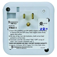 Intermatic Heavy-Duty 24-Hour Indoor Mechanical Plug-In Timer