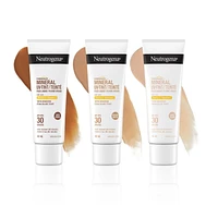 Neutrogena Purescreen+ Mineral UV Tint Face Liquid Sunscreen, Light Skin Tone, SPF 30, Vitamin E, UV Protection, 32-mL, 32 mL