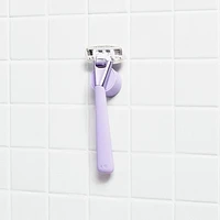 Athena Club 5-Blade Razor Kit, Lilac, Razor + 2 Blade Refills + Hook