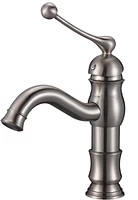 American Imaginations AI-29473 1 Hole CUPC Approved Lead Free Brass Faucet Set In Brushed Nickel Color - Overflow Drain Incl.