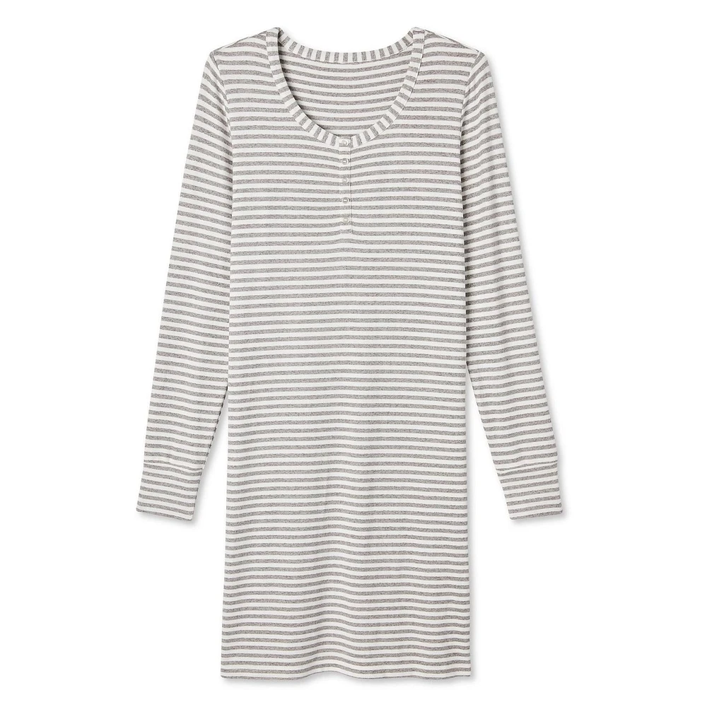 Chemise de nuit henley en hacci George pour femmes