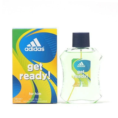 Adidas Get Ready Eau De Toilette Spray For Men  100ml