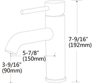 American Imaginations AI-28788 1 Hole CUPC Approved Lead Free Brass Faucet In Brushed Nickel Color