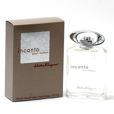 Incanto Pour Homme by Ferragamo Eau De Toilette Spray For Men  100ml