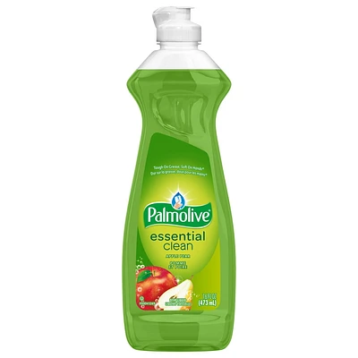 Palmolive Essential Clean Liquid Dish Soap, Apple Pear Scent - 473 mL, Palmolive Essential Clean