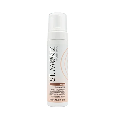 St Moriz Professional Instant Self Tanning Mousse Medium, 200ml