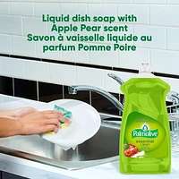 Palmolive Essential Clean Liquid Dish Soap, Apple Pear Scent - 473 mL, Palmolive Essential Clean