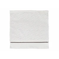 Luxury Stitch Wash Cloth (12 X 12) (White) - Set of 6