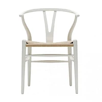 Plata Decor - WOODCORD CHAIR - White - Natural