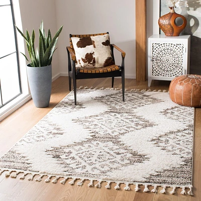 Safavieh Moroccan Tassel Shag Desmond Southwestern Area Rug