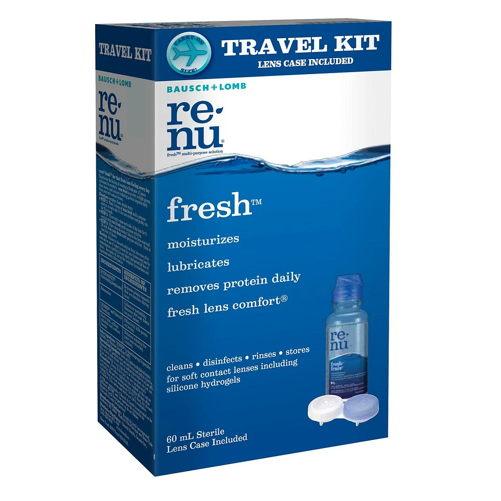 Renu Fresh Multi-Purpose Solution Travel Kit, 60mL