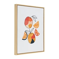 hometrends Serenna Juicy Citrus Canvas Framed Art