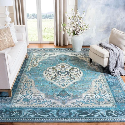 SAFAVIEH Luxor Amadine Floral Bordered Area Rug