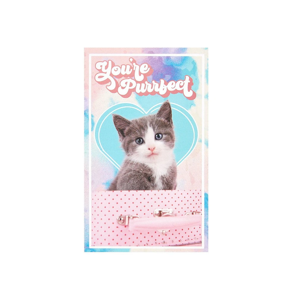 Rachel Hale Valentine's Day Cards, 32 Count, Puppies & Kittens Classroom Exchange Cards