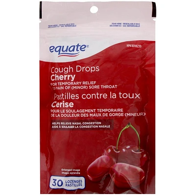 Pastilles contre la toux Cerise Equate 30 pastilles