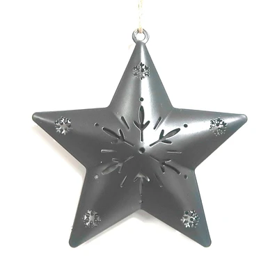 5IN METAL STAR ORNAMENT