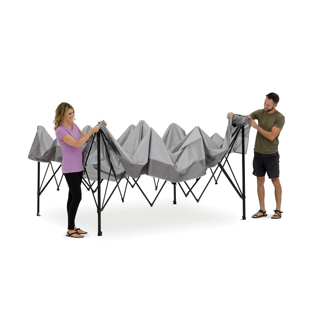 Ozark Trail Instant Canopy with Mesh Curtain 12 FT x 10 FT