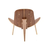 Sharoon Lounge Chair- Modern Luxurious Lounge Wooden leg , Leather seat Lounge Chair.