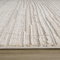 Rug Branch Astra Modern Indoor Area Rug, Beige Cream, Abstract - Living Room, Bedroom, Dining Room, and Kitchen