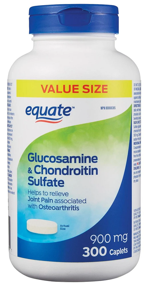 Equate Glucosamine & Chondroitin Sulfate 900mg