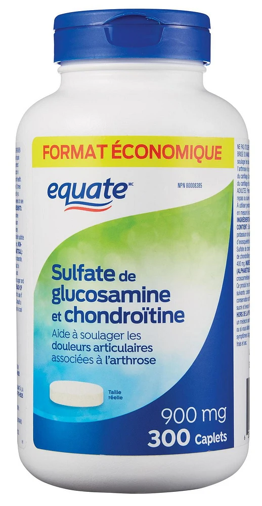 Equate Glucosamine & Chondroitin Sulfate 900mg