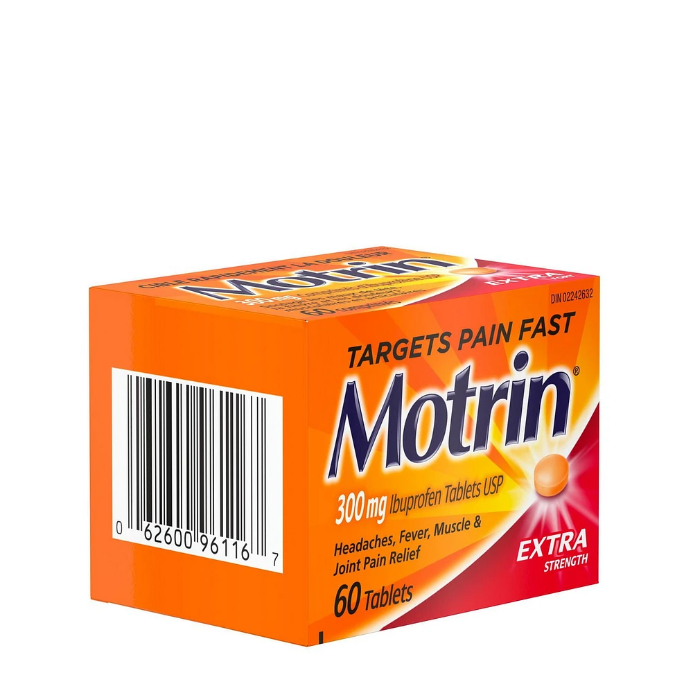 MOTRIN® 300 mg Tablets, Extra Strength, 60 Count, 60 Count