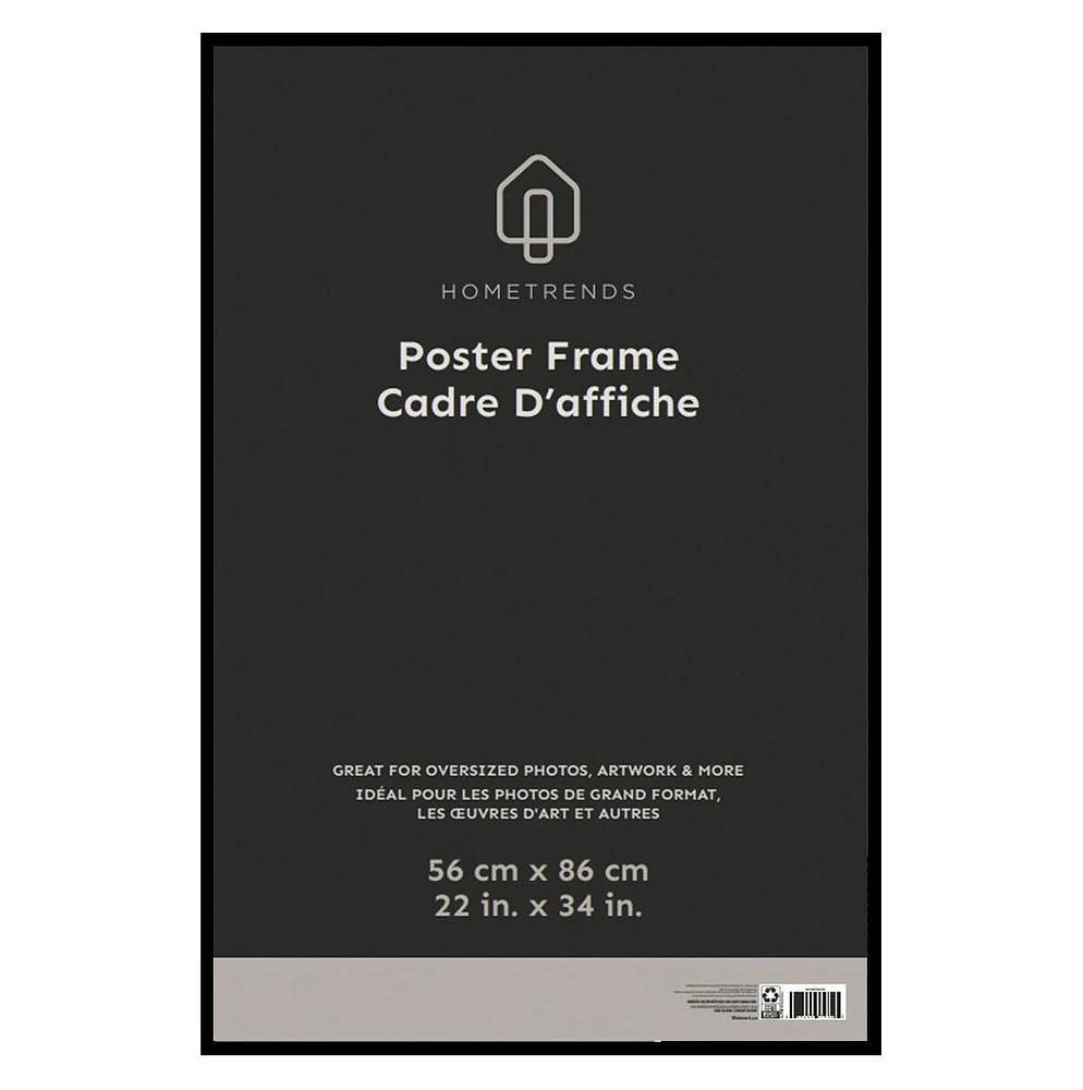 Hometrends Basic Poster Frame 22x34in, Black, Poster Frame - Black