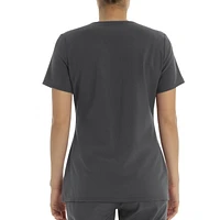 Scrubstar Women's Performance Stretch Mock Wrap Scrub Top