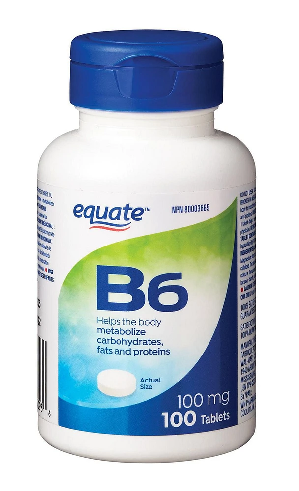 Equate Vitamin B6 100mg