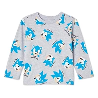 Sonic The Hedgehog Toddler Boys' Long Sleeve Tee